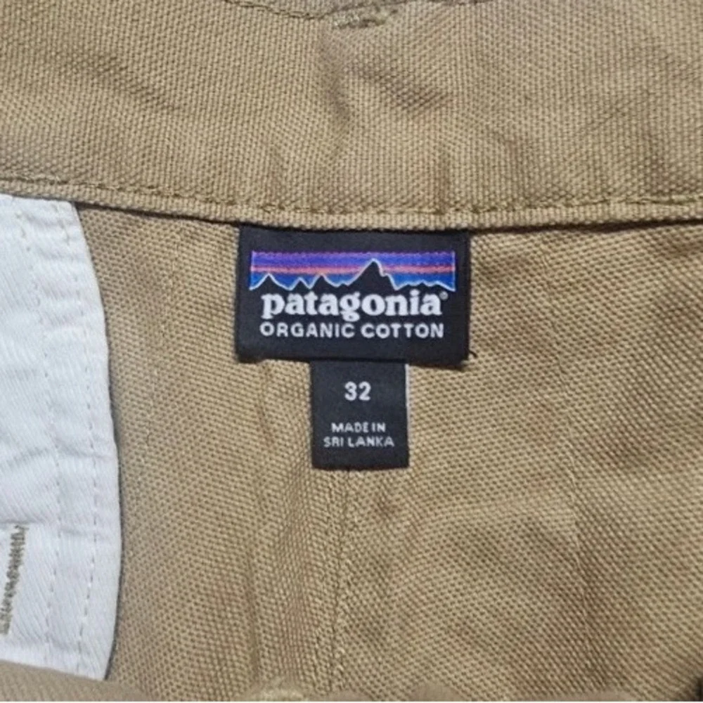 Patagonia Stand Up Organic Cotton Casual Chino Beige Shorts Men's 32x7